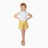 Day Short in Pastel Plaid