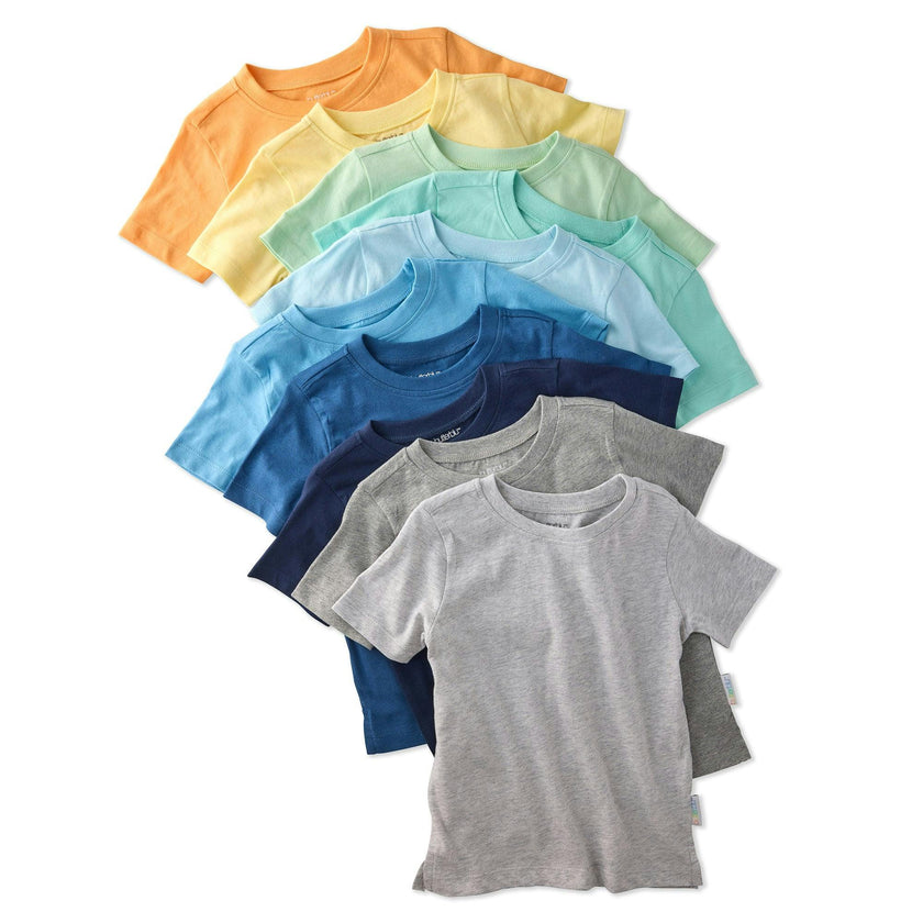 TAYLOR 10-Pack Toddler Short Sleeve T-Shirts