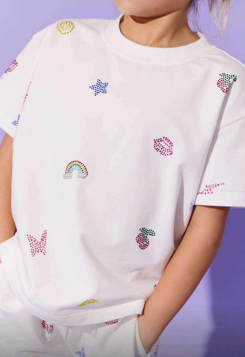 Crystal Doodle Short Set
