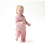 Blue Plaid - Long Sleeve Western Pearl Snap Shirt