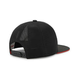 Black Mesh Cap with Adjustable Strap