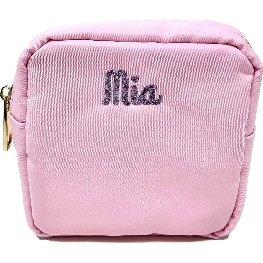 Custom Embroidered Mini Nylon Pouch