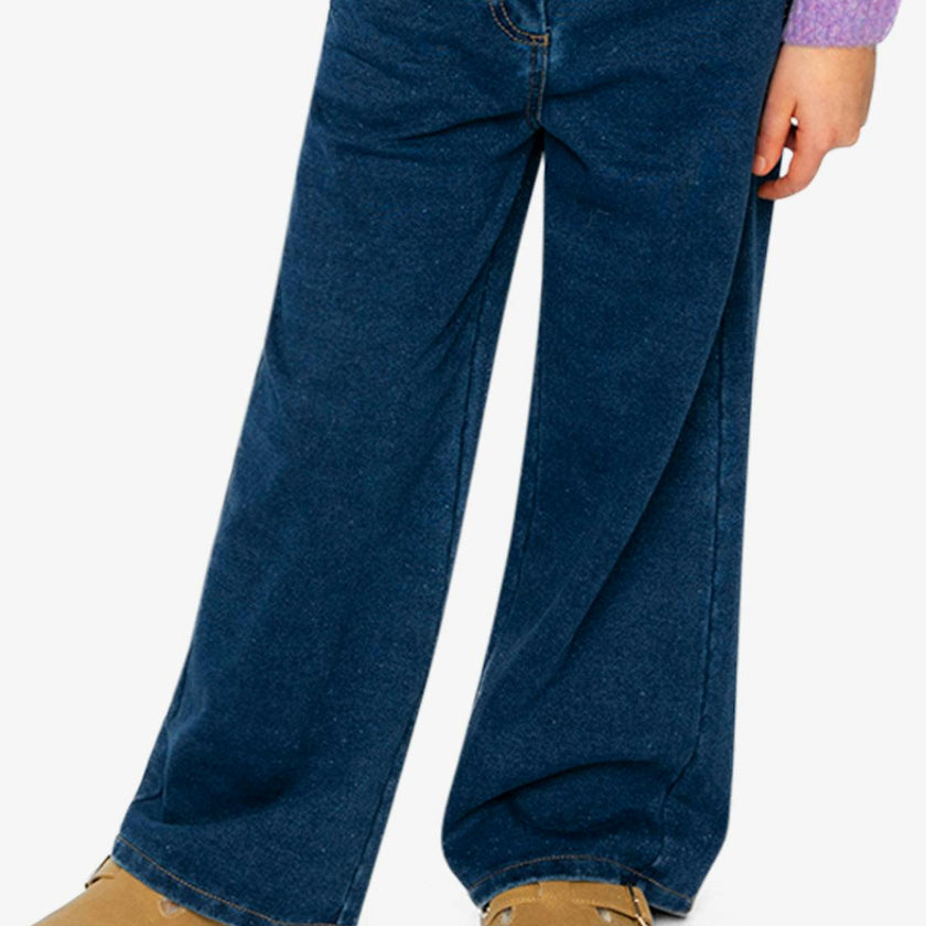 Jeggings with Lurex Navy Blue Denim
