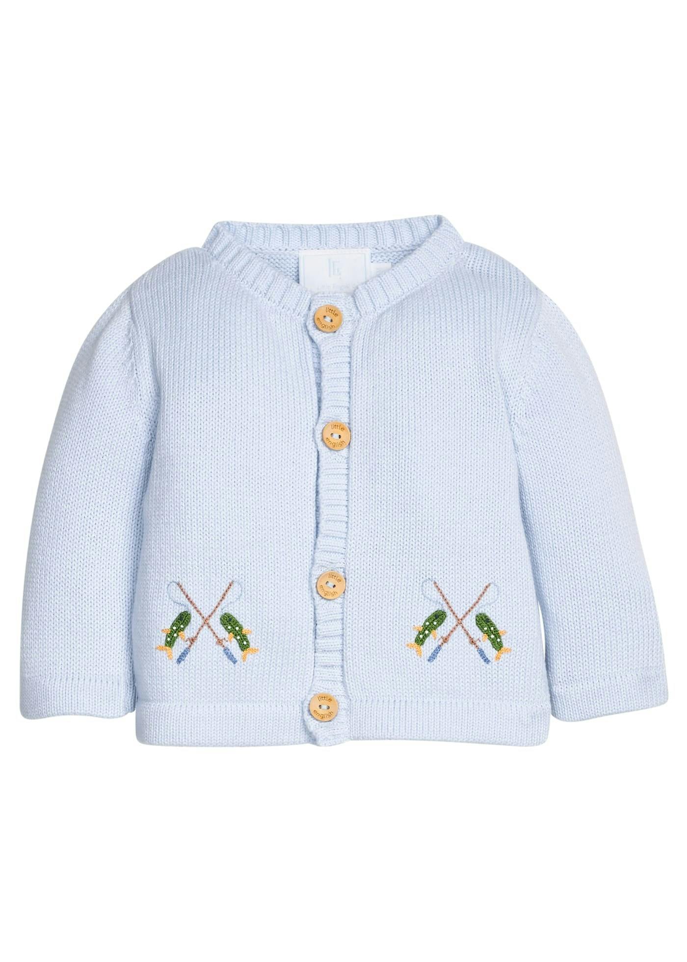 Crochet Cardigan - Fishing Rod