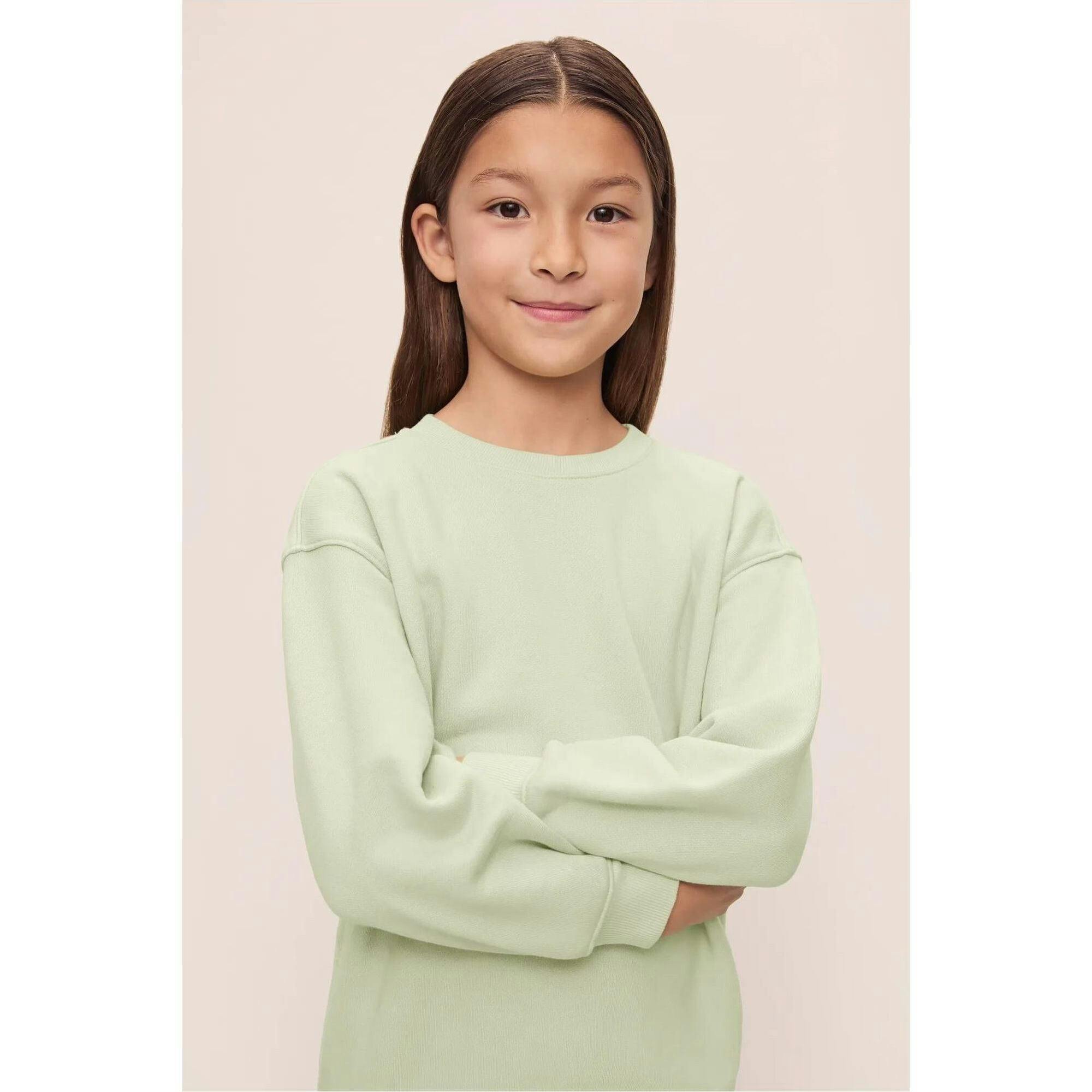 Kid's French Terry Sweatshirt and Jogger Set, Green
