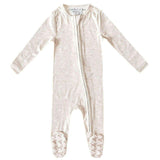 Zip-Up Footie Pajama - Oat