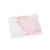 Dainty Buds and Bows - Ruffle Blanket