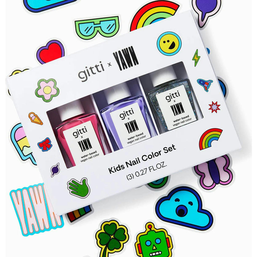gitti x YAWN Kids Nail Color Set