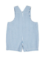 Stripe Seersucker Shortall With