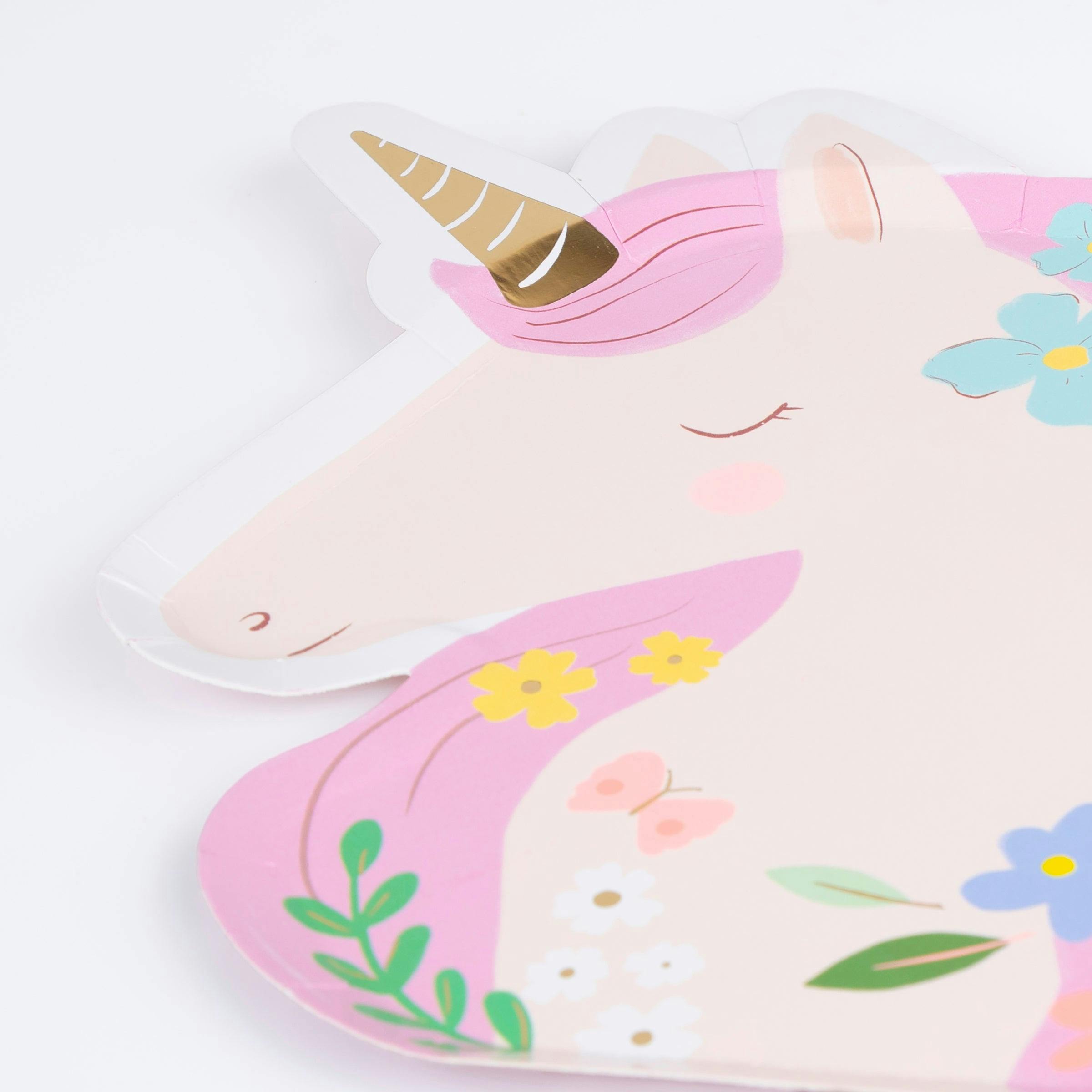Meadow Unicorns Shaped Plates