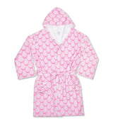 Sweet Trellis Bow Hooded Plush Robe