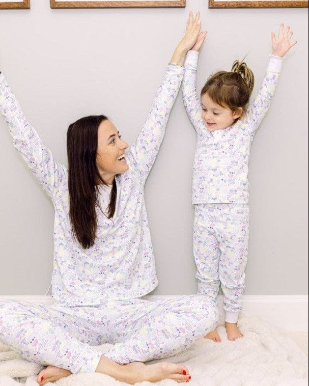 Hanukkah Two Piece Kids Henley Pajamas