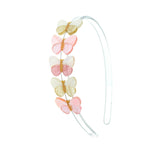 SPR - Butterflies Shimmer Pink Shades Headband