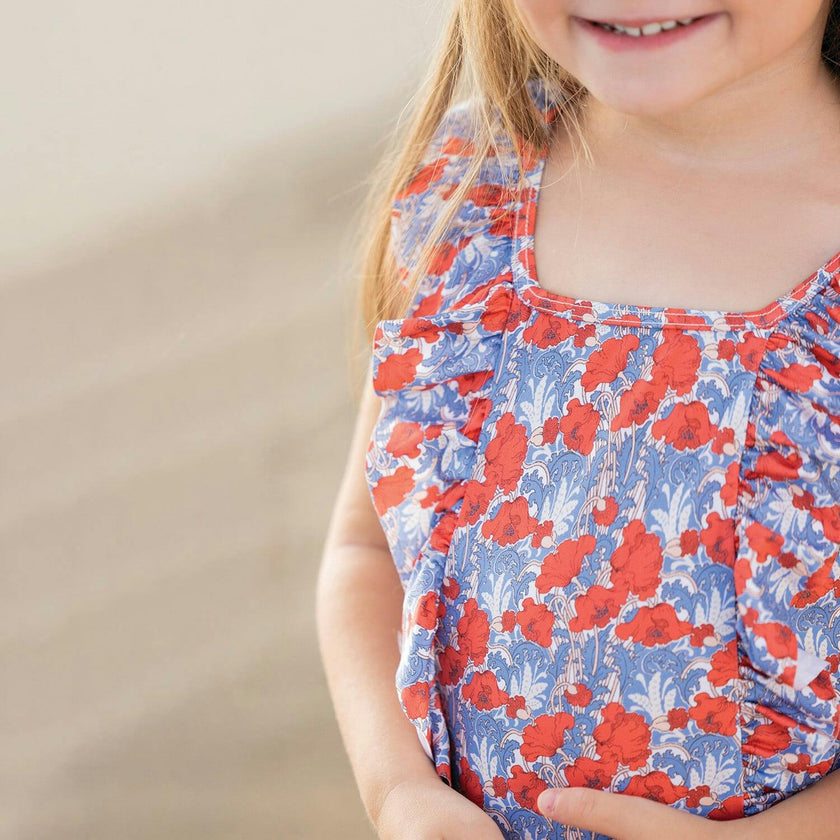 TARTINE ET CHOCOLAT Summer Floral Bathing Suit