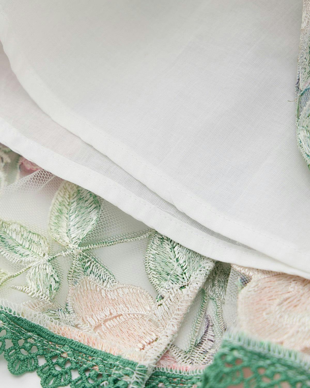 Rachelle Embroidered Mini Skirt