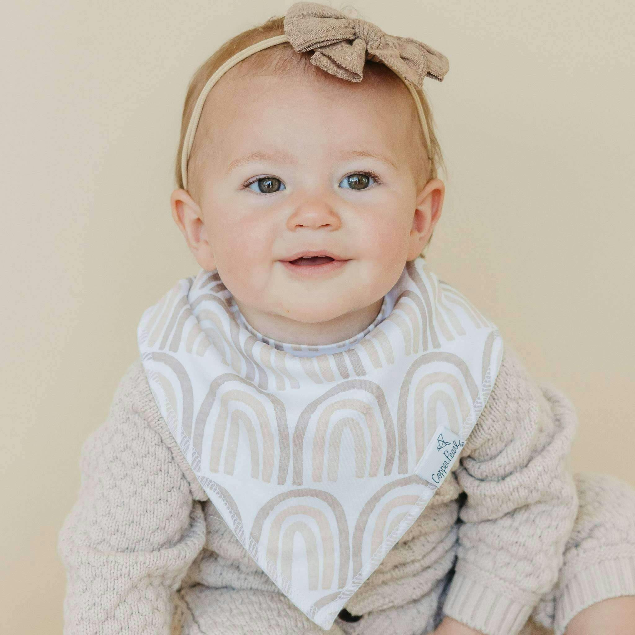 4 Pack Baby Bandana Bibs - Bliss