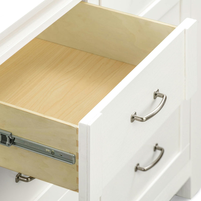 Wesley Farmhouse 6-Drawer Assembled Double Dresser