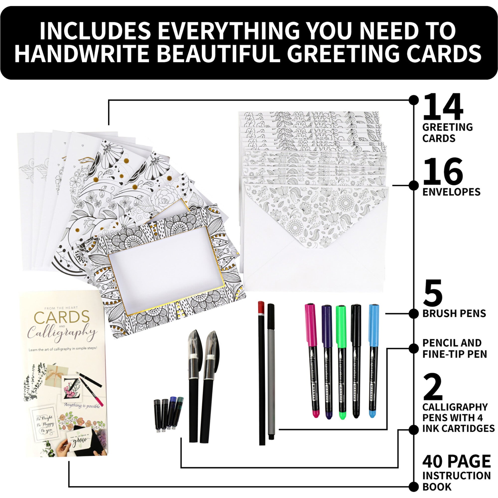 Sketch Plus: Cards & Calligraphy Kit