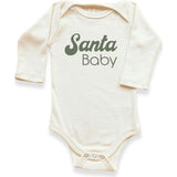 Santa Baby Organic Baby Bodysuit Long Sleeve