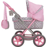 Cotton Candy Pink Amanda Doll Pram Doll Accessory - Pink