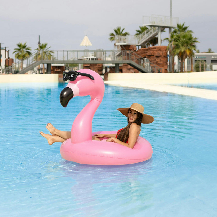 Flamingo with Shades Pool Float