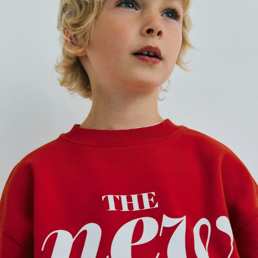 Maca Sweatshirt Tulip Red