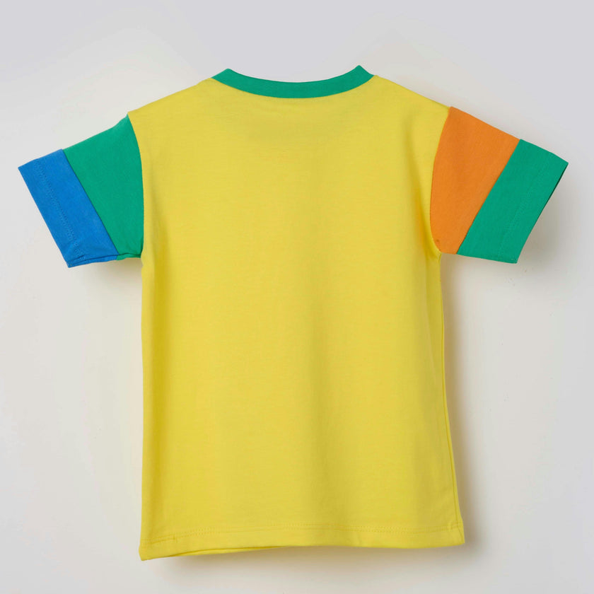 Short Sleeve Colorblock T-Shirt