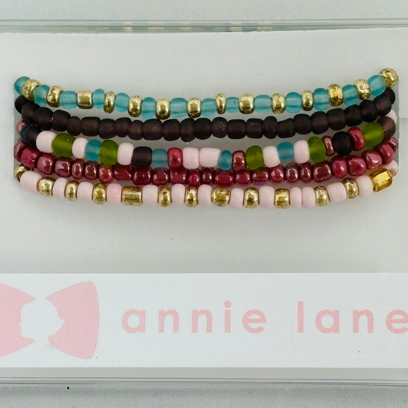 Multi 2 set of five bracelets