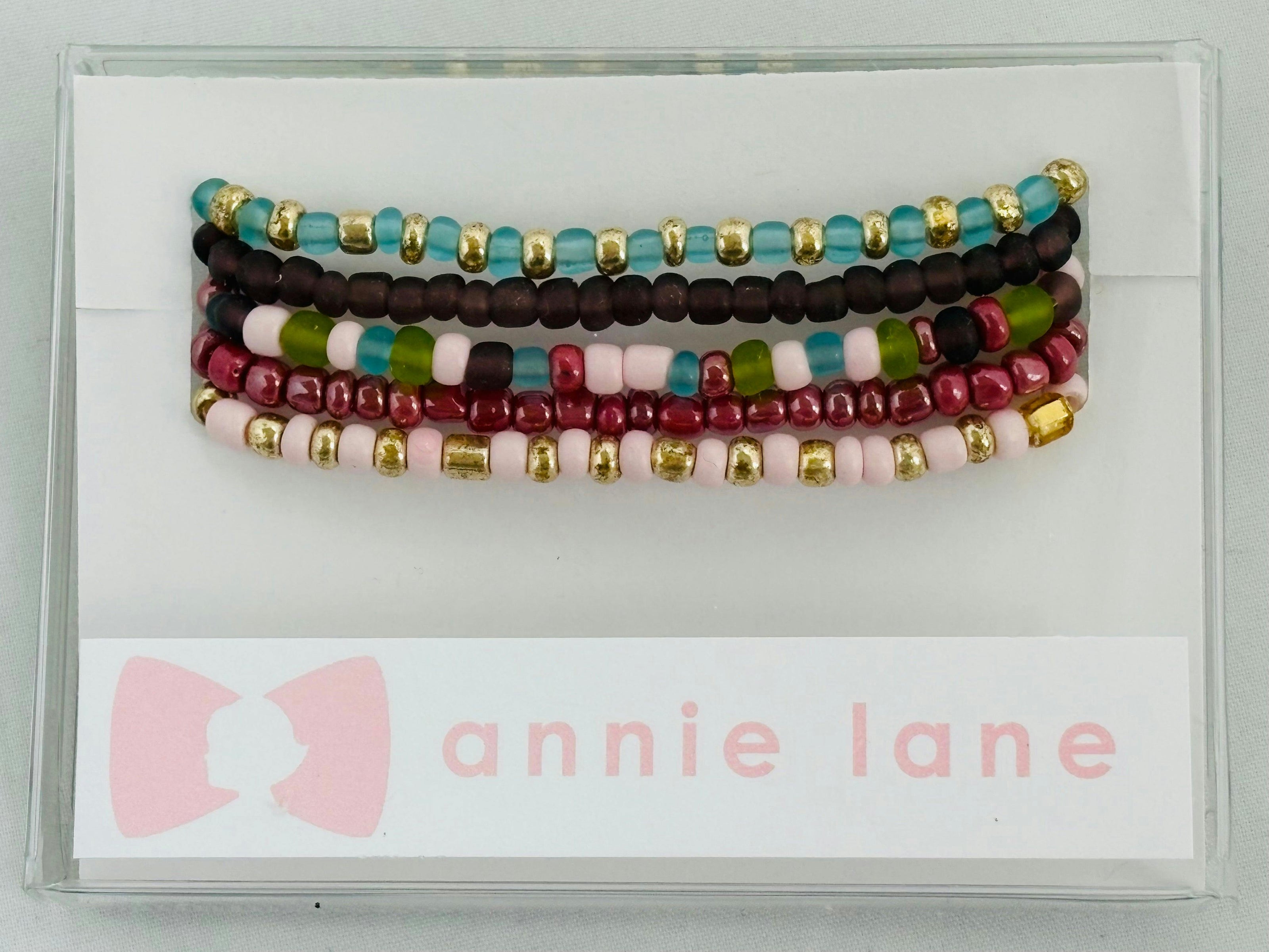 Multi 2 set of five bracelets