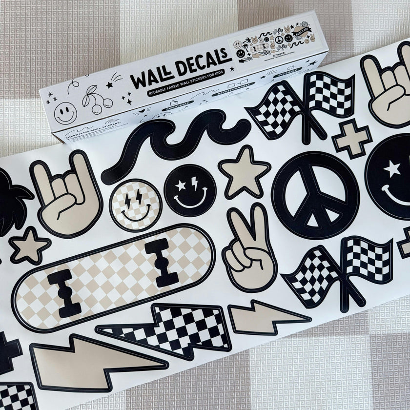 Peel & Stick Fabric Wall Stickers