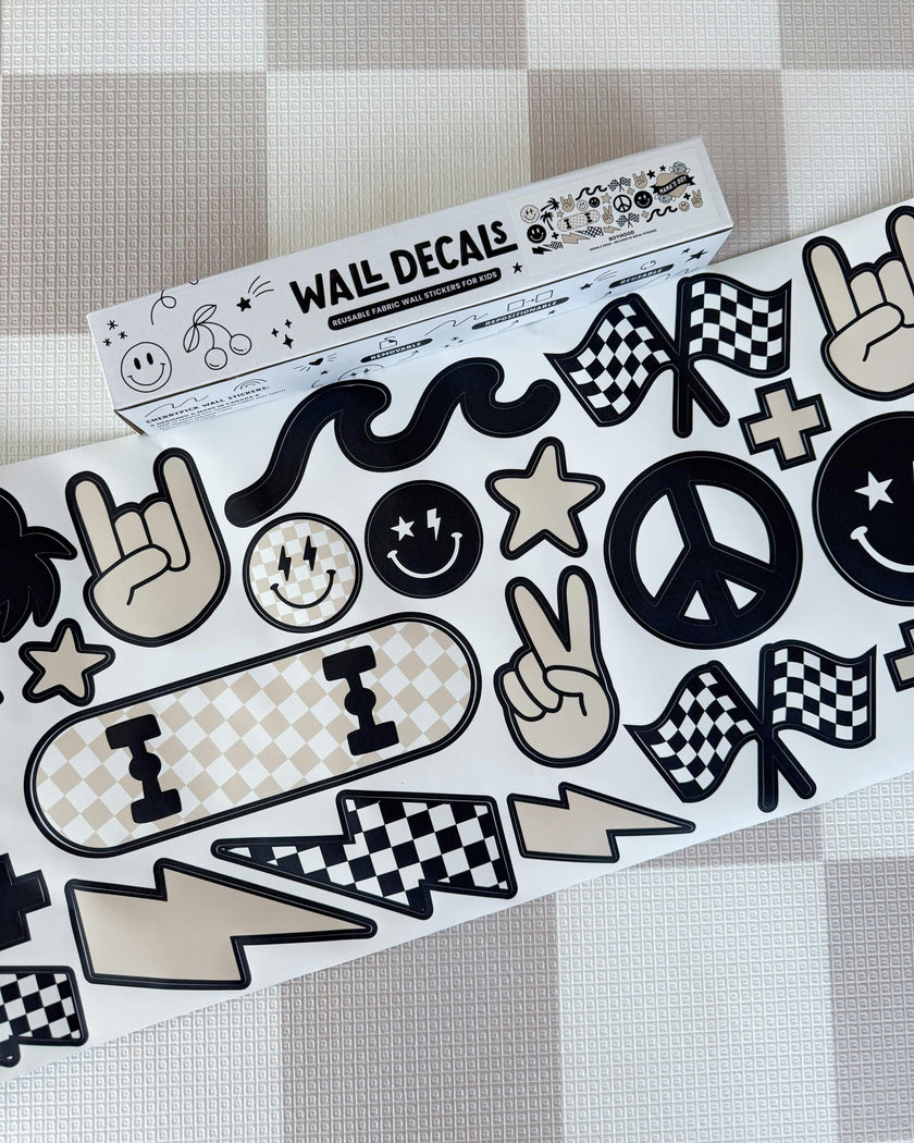 Peel & Stick Fabric Wall Stickers
