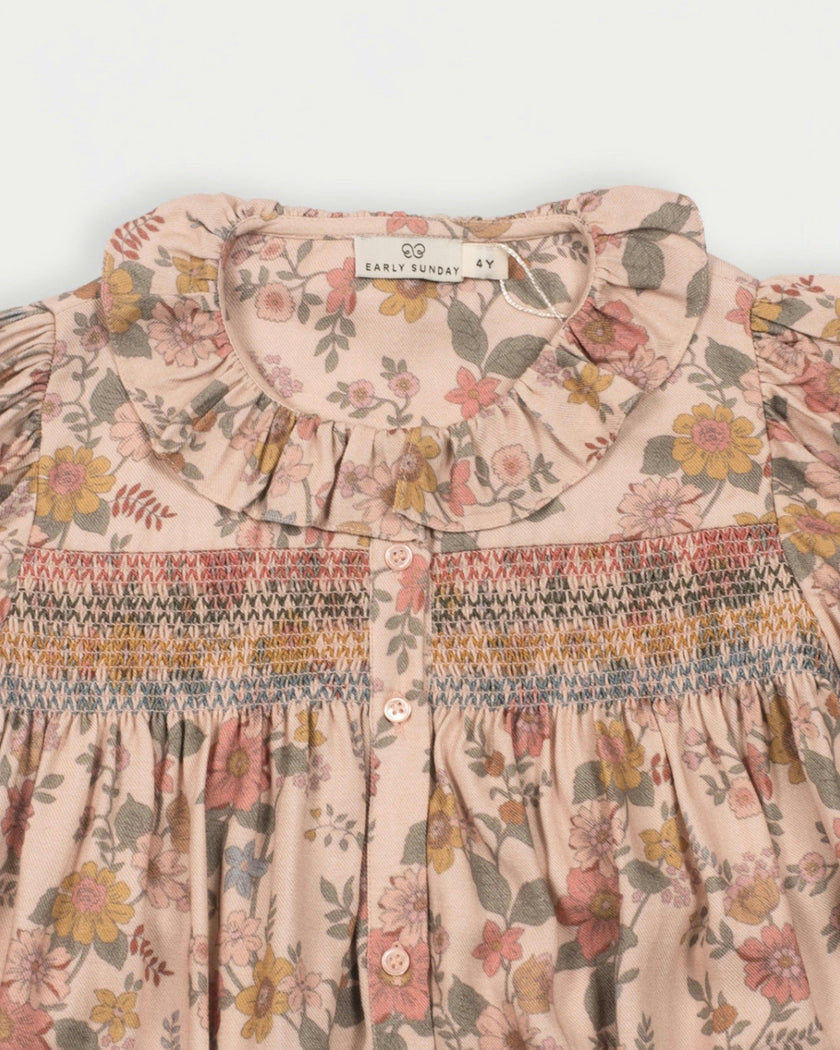 Jeanette Dress - Bloom print