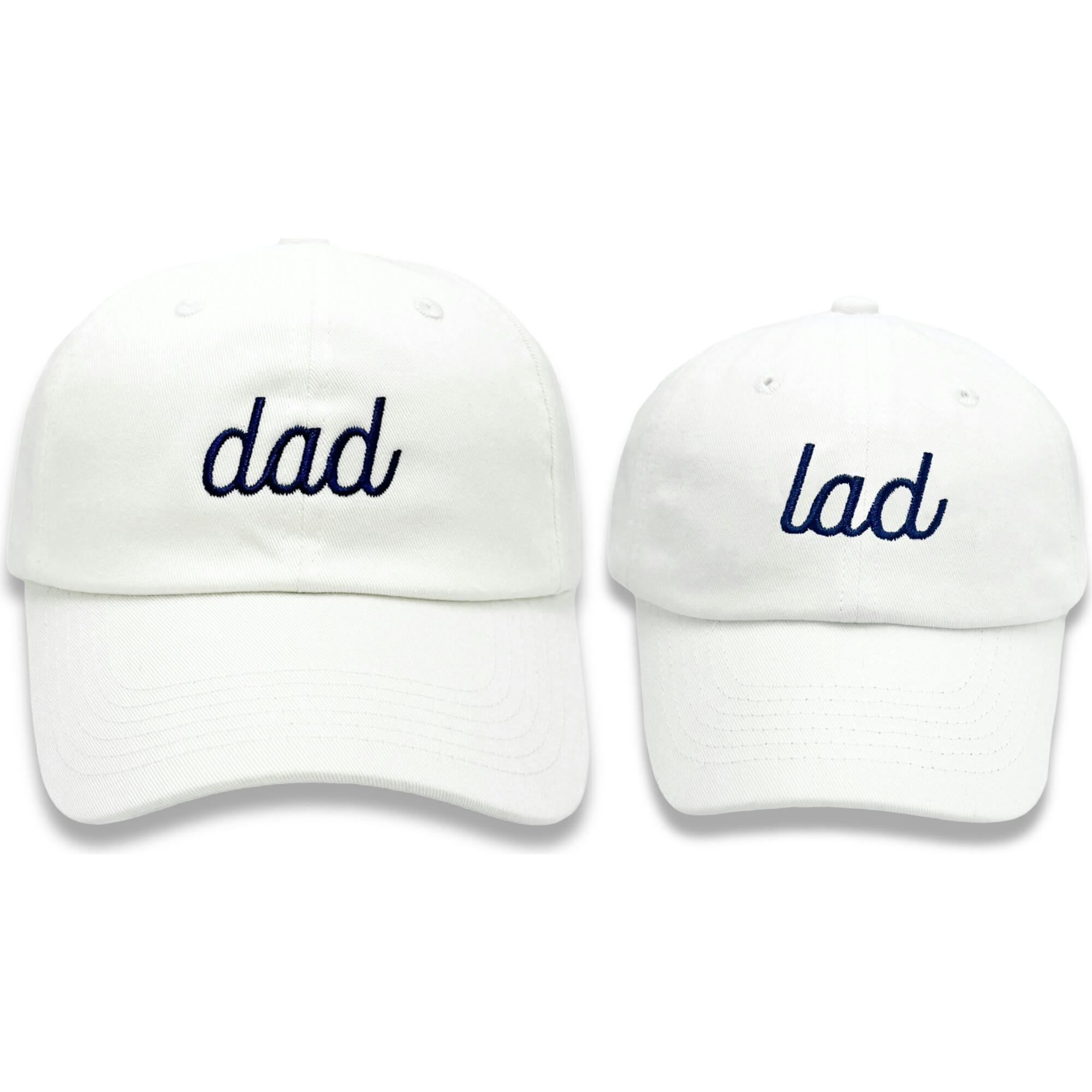Dad & Lad Baseball Hat Set (Baby & Adult, Youth & Adult)