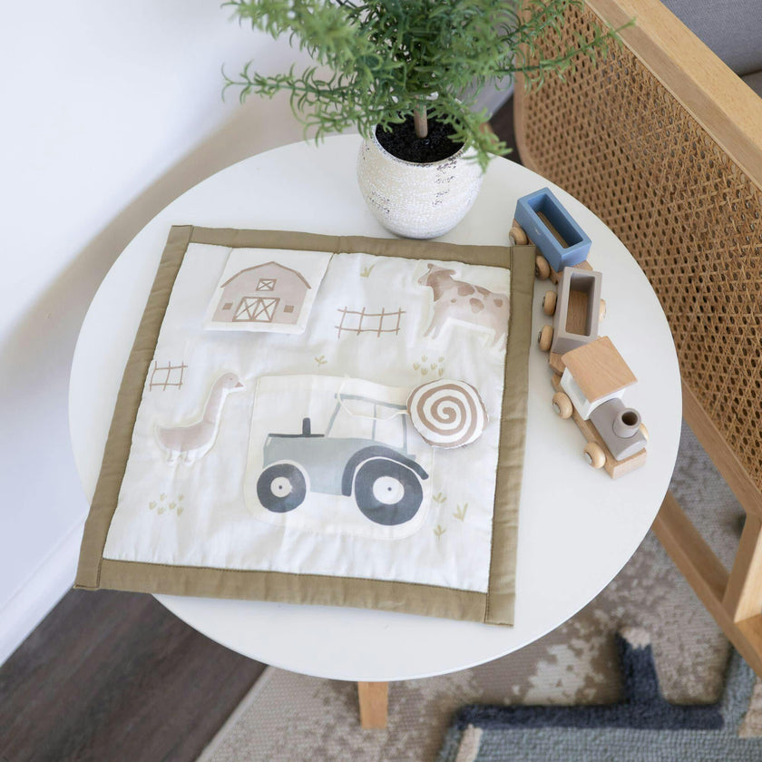 Charlie Farmhouse Baby Activity Travel Play Mat