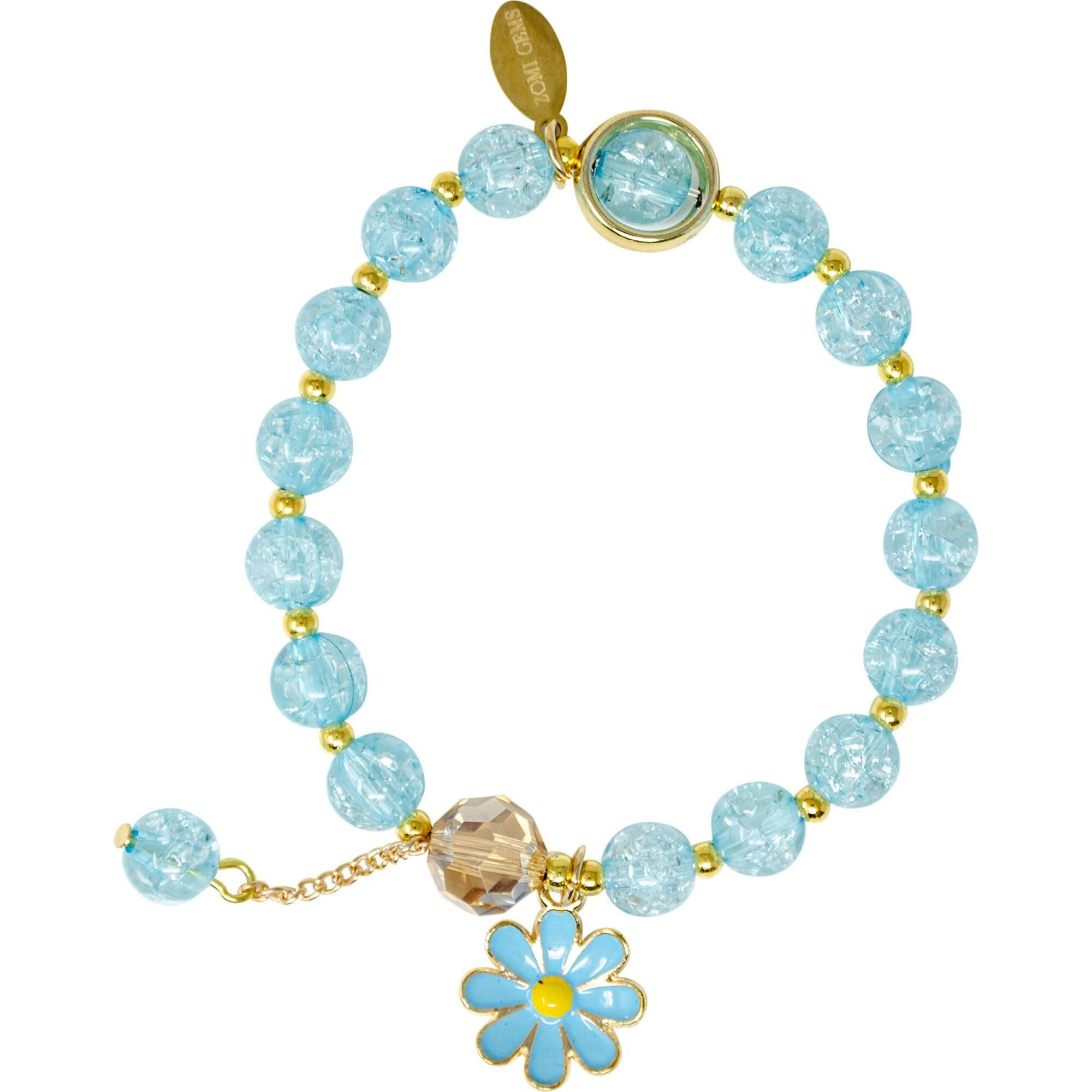 Daisy Crystal Bead Bracelet Set
