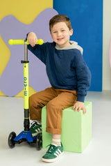 Micro Maxi Foldable LED Scooter