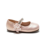 Pink Primrose Rhinestone Flats