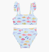 The Baby Jordan Bikini Set - Blue Rainbow Fish