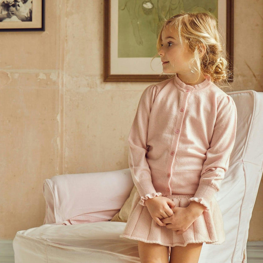 Pleated Tennis Skirt | cashmere/merino