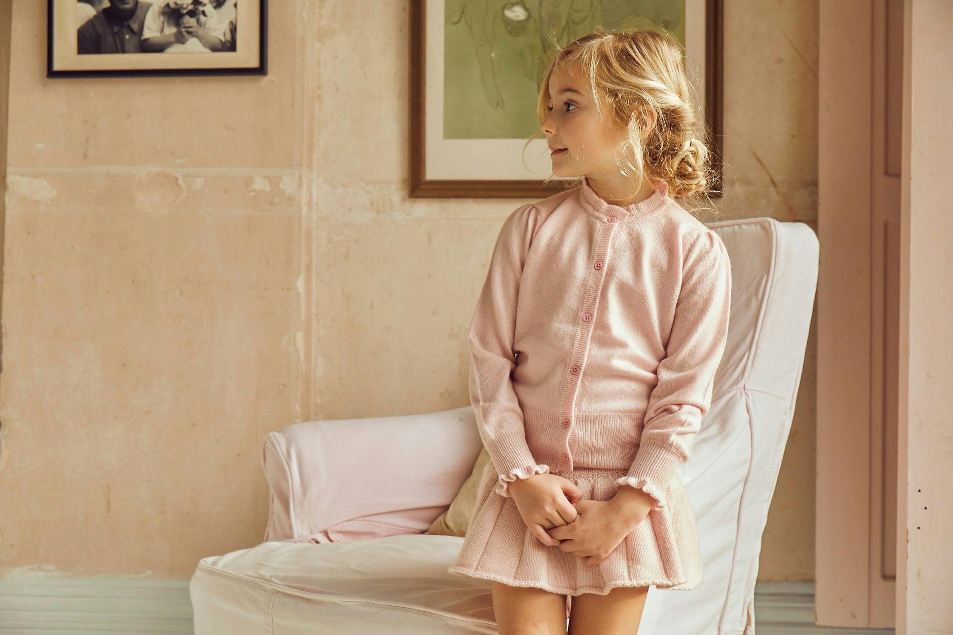 Pleated Tennis Skirt | cashmere/merino