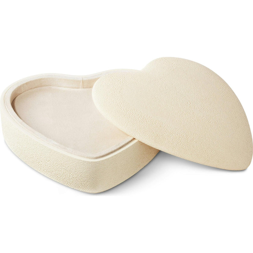 Shagreen Heart Jewelry Box