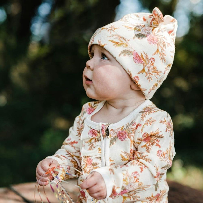 Fresh Veggies Organic Cotton Knotted Beanie Hat