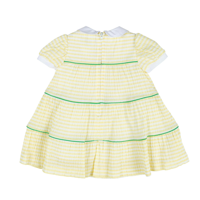 Stripe Dress With Flowers