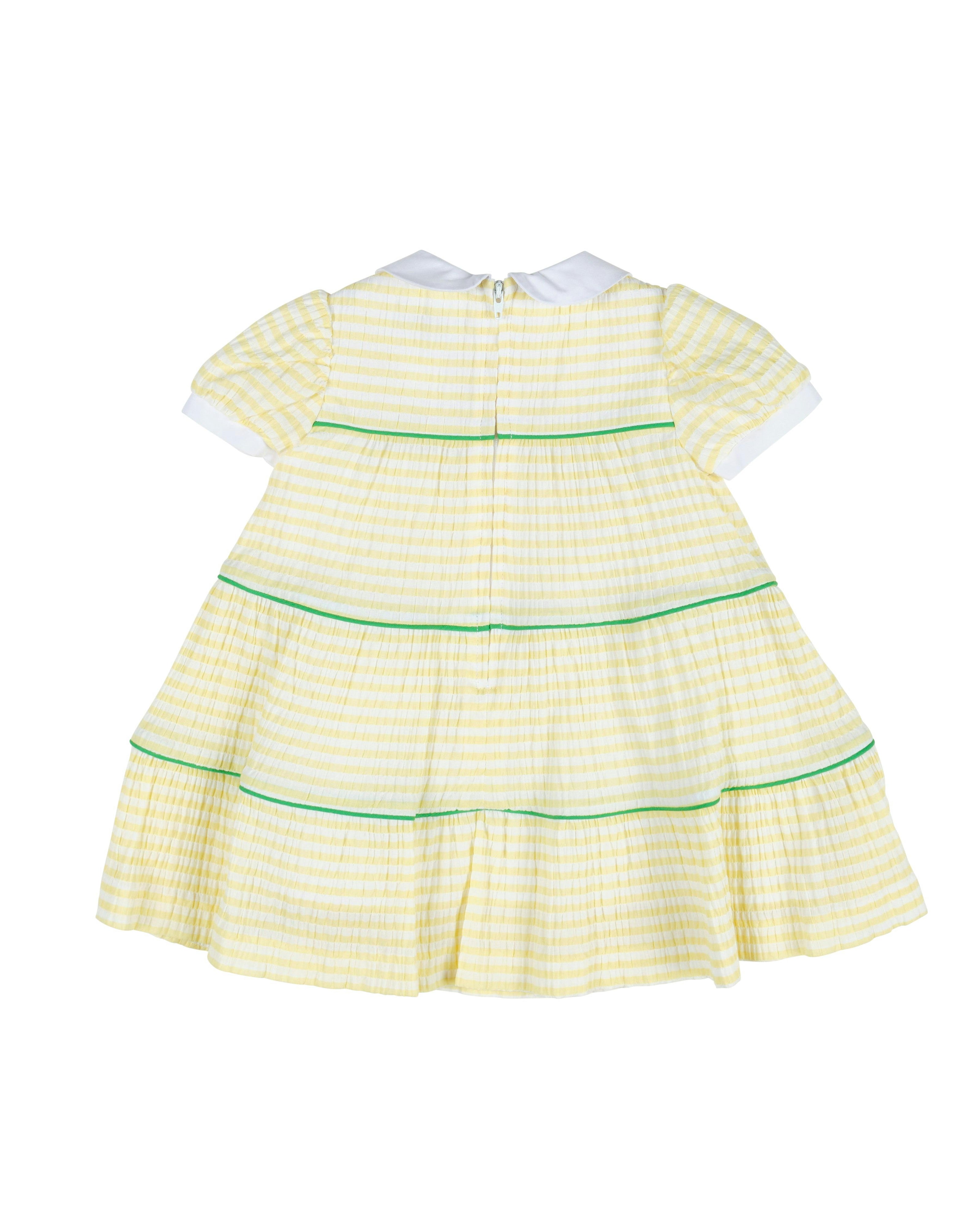 Stripe Dress With Flowers