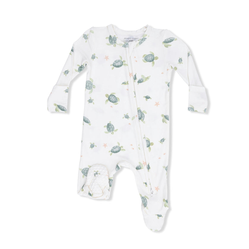 Sea Turtles - 2 Way Zipper Footie