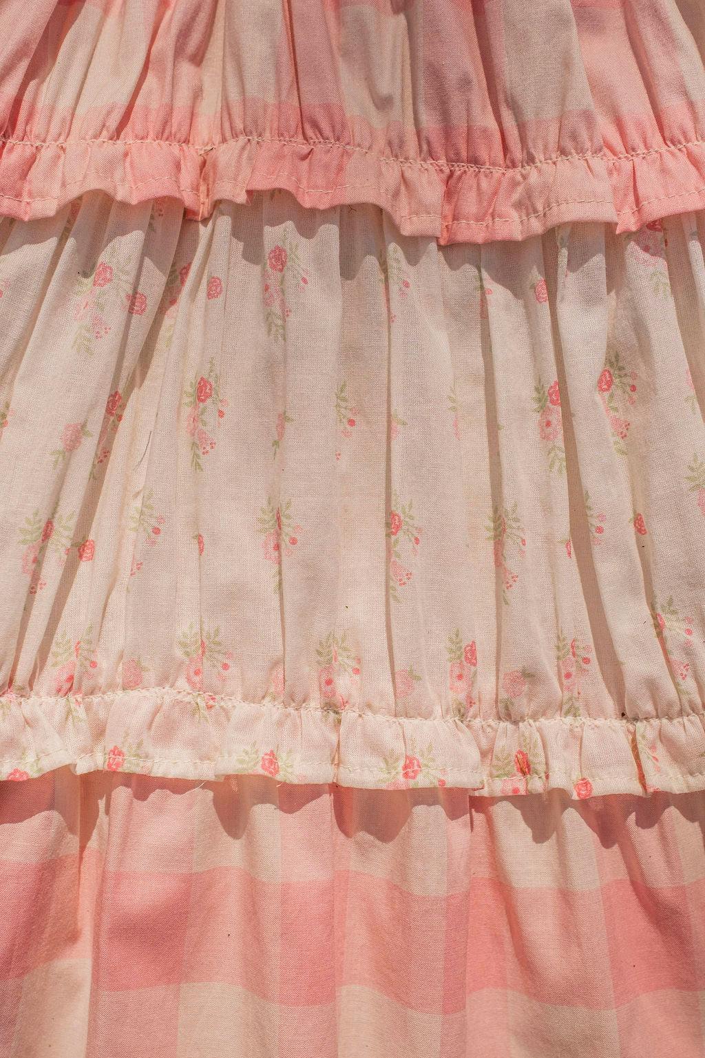Amber Dress in Pink Gingham