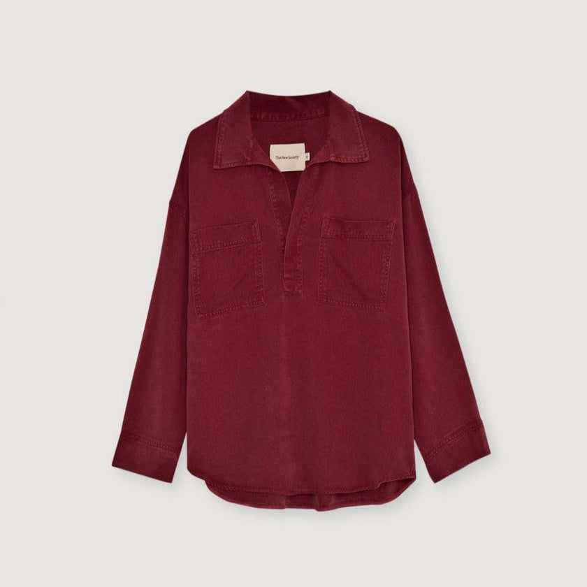 TNS Tencel Woman Shirt Plum Fantasy_Sampling