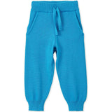 Organic Cotton Knit Joggers, Blue