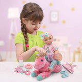 Little Darlings: 15" Hop On Baby Set -