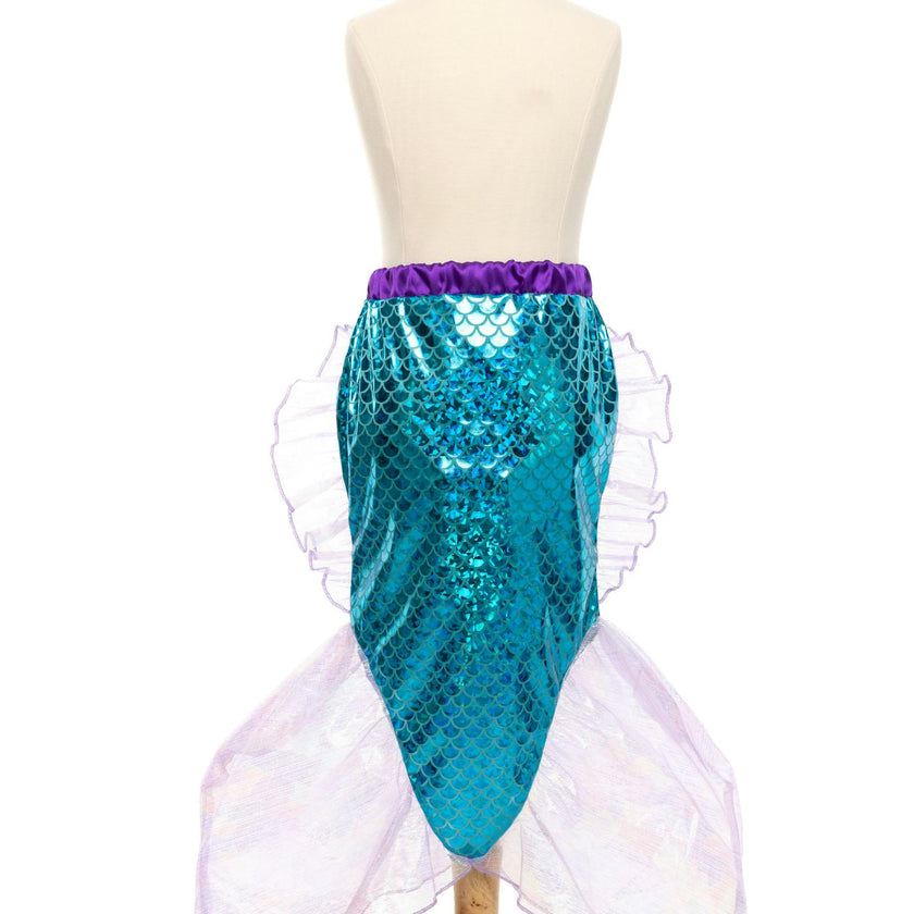 Mermaid Glimmer Skirt Set with Headband